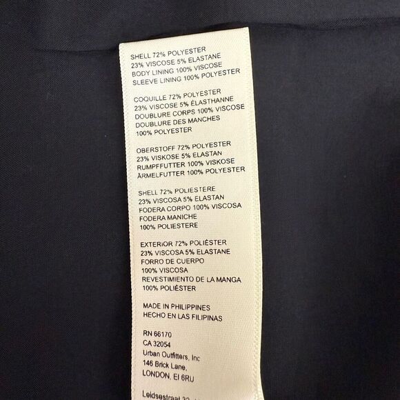 Anthropologie Maeve Double Breasted Blazer Women 16P Navy Oversized Office - Picture 10 of 16